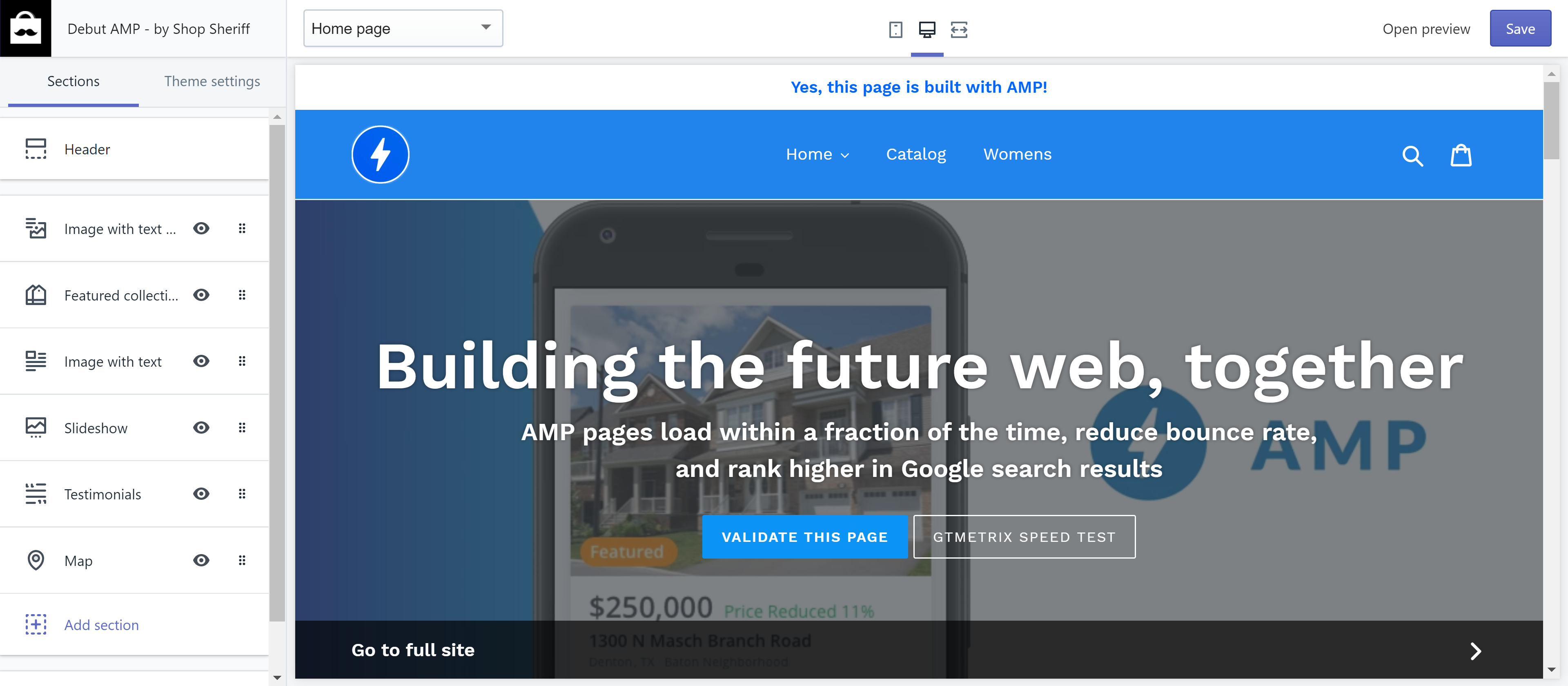 AMP + PWA for Shopify Ultimate mobile first apps Shop Sheriff